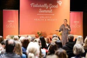 DUSSELDORF, GERMANY - NOVEMBER 05: <> the Naturally Good Holistic Health & Beauty Summit at Hyatt Regency Dusseldorf on November 05, 2023 in Dusseldorf, Germany. (Photo by Andreas Rentz/Getty Images for Naturally Good)
